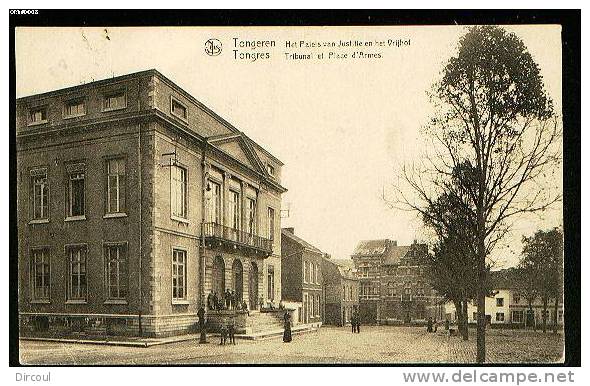 6631 -   Tongeren  Het  Paleis Van Justitie En Het  Vrijhof - Tongeren