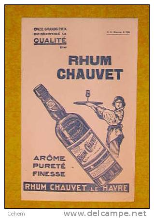 BUVARD RHUM CHAUVET LE HAVRE - Levensmiddelen