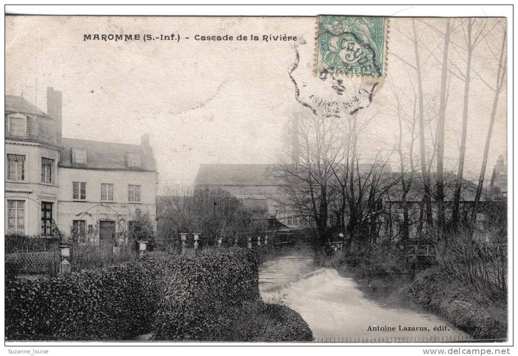 CPA - Maromme - Cascade De La Rivière. - Maromme