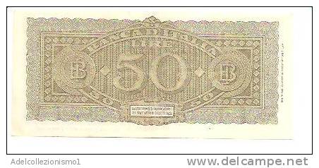 1763)splendida  Banconota Da 50£ Turrita Del 10-12-1944 Lettera U50 Vedi Foto - 50 Lire
