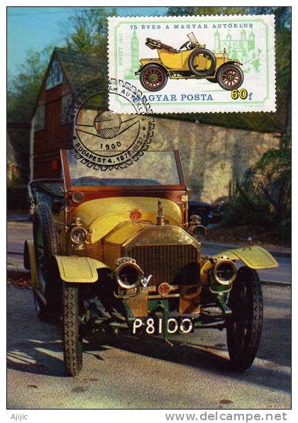 Voiture Anglaise Swift 7 HP 1912. Carte-maximum. Obliteration Premier Jour - Maximum Cards & Covers