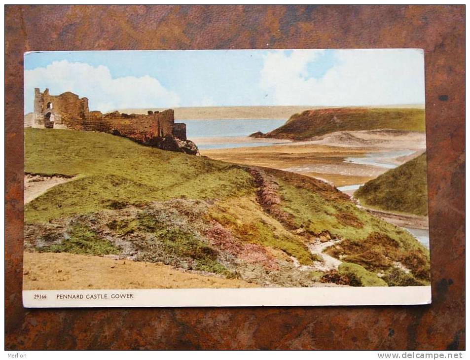 G&#373;yr Gower , Pennard Castle   Swansea ,  Cca 1955   VF  9946 - Glamorgan