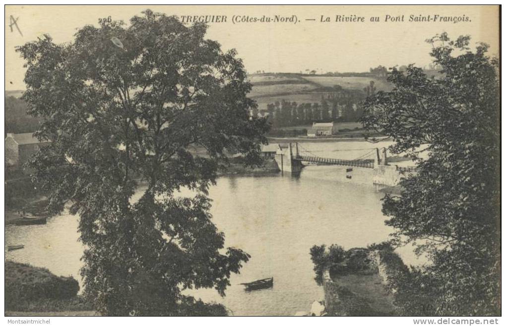 Tréguier. Côtes Du Nord 22. La Rivière Au Pont St-François. - Tréguier