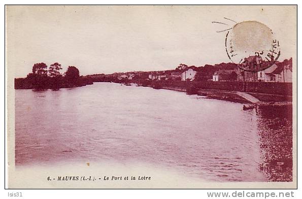 Dép 44 - K500 - Mauves Sur Loire - Le Port Et La Loire -  état - Mauves-sur-Loire