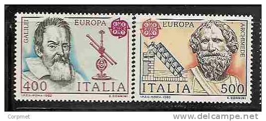 EUROPA-CEPT - ITALY - ITALIA - 1983 - Yvert # 1574/5 - Sassone # 1640/1 - MNH - 1983