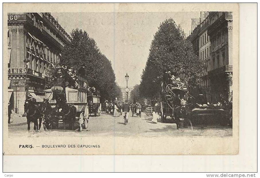PARIS 2ème. - Boulevard Des Capucines. - District 02