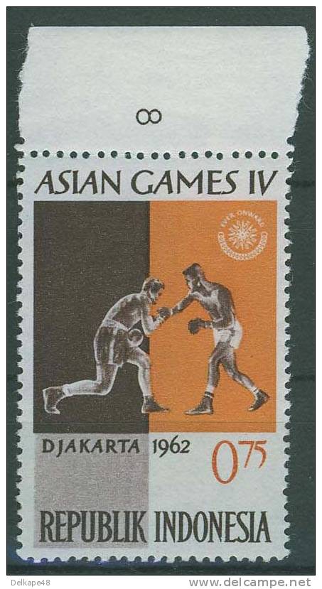 Indonesia Indonesie 1962 Mi 350 ** Boksen / To Box / Boxer - Asian Games IV In Djakarta 1962 - Boxeo