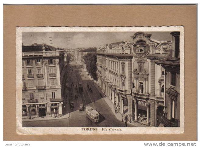 TORINO VIA CERNAIA TRAM - Autres & Non Classés