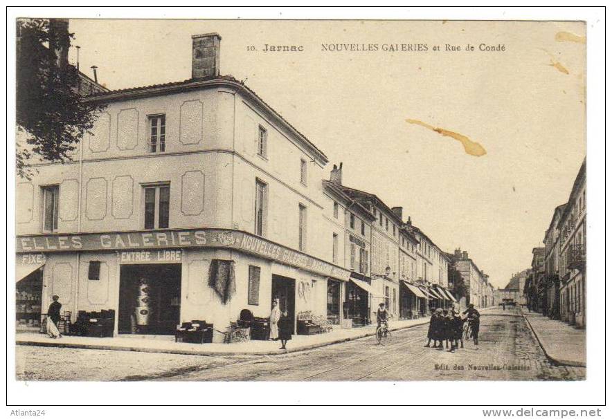 JARNAC - NOUVELLES GALERIES ET RUE DU CONDE    (D16) - Jarnac