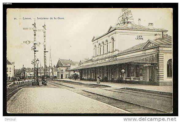 6640  -  Lierre  Intérieur De La Gare - Lier