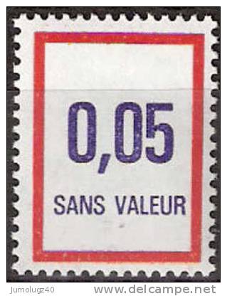 Timbre France Fictif Y&T N°F231** Année 1982  0,05 . Rouge Et Bleu. Cote 1,00 € - Ficticios