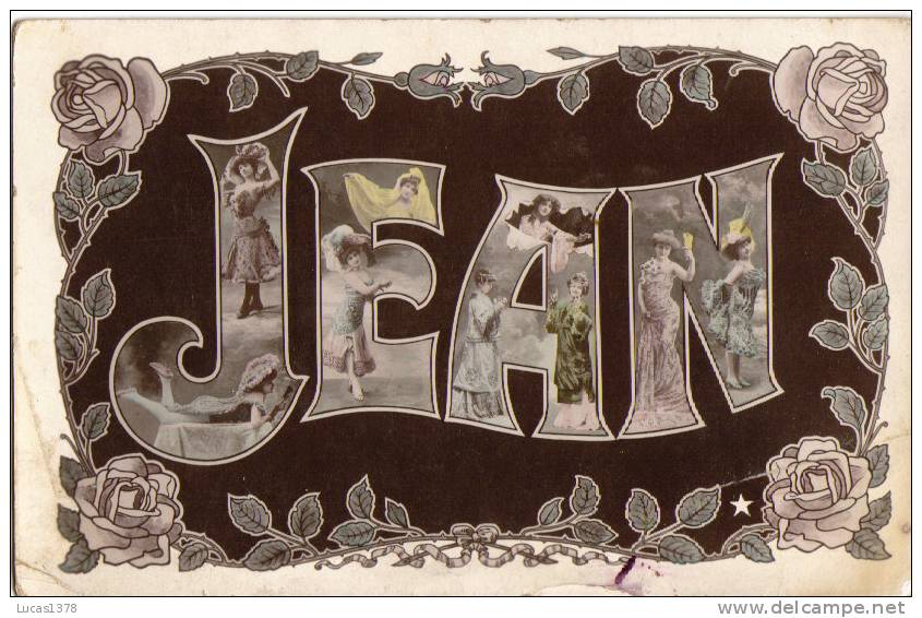 JEAN / EMAILLOGRAPHIE ETOILE / CIRCULEE EN 1907 - Prénoms