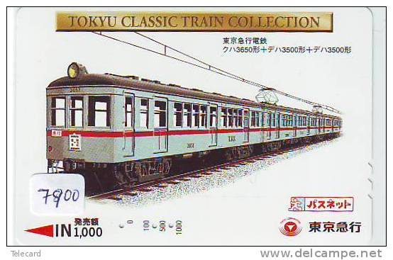 TC  Tram Train (7900) Trein Locomotive Japon Japan - Treinen