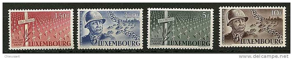 Luxembourg ** N° 398 à 401 - A La Mémoire De Gorge Patton - Used Stamps