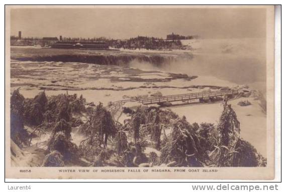Canada Niagara Fall Old Postcard- Carte Ancienne Des Chute De Niagara Au Canada - USA - Niagarafälle
