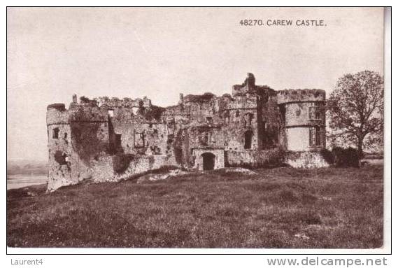 Old Carew Castle Postcard - Carte Ancienne Du Chateau De Carew - Other & Unclassified