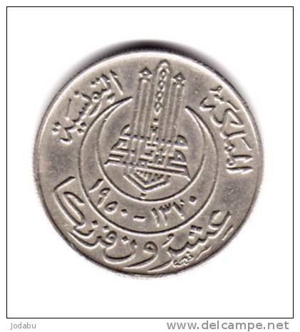 20  Francs  1950     Tunisie - Túnez