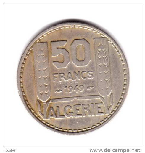 50   Francs 1949   Algérie - Algerije