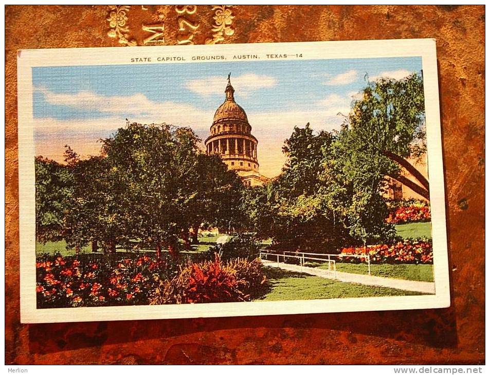 State Capitol Grounds AUSTIN Texas   Cca 1920´s  VF  D10045 - Austin