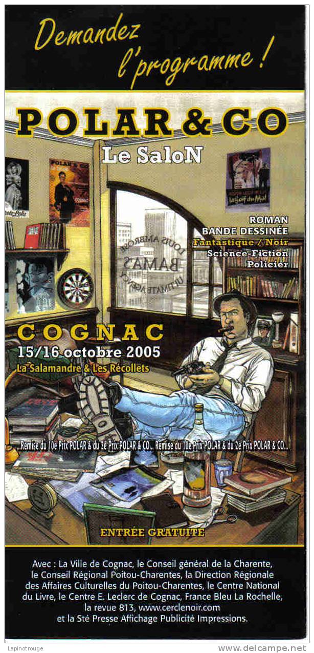 Programme VERDIER Sebastien Festival Polar And Co Cognac 2005 (Ultimate Agency - Autres & Non Classés