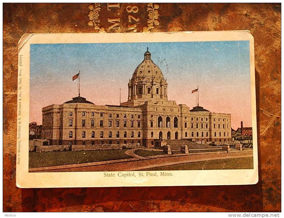 State Capitol St.Paul Minneapolis   PU 1912   G  D10066 - Altri & Non Classificati