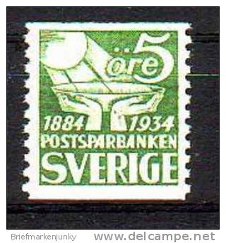 1658) Schweden Mi.Nr. 220 II A Postfrisch ** - Unused Stamps