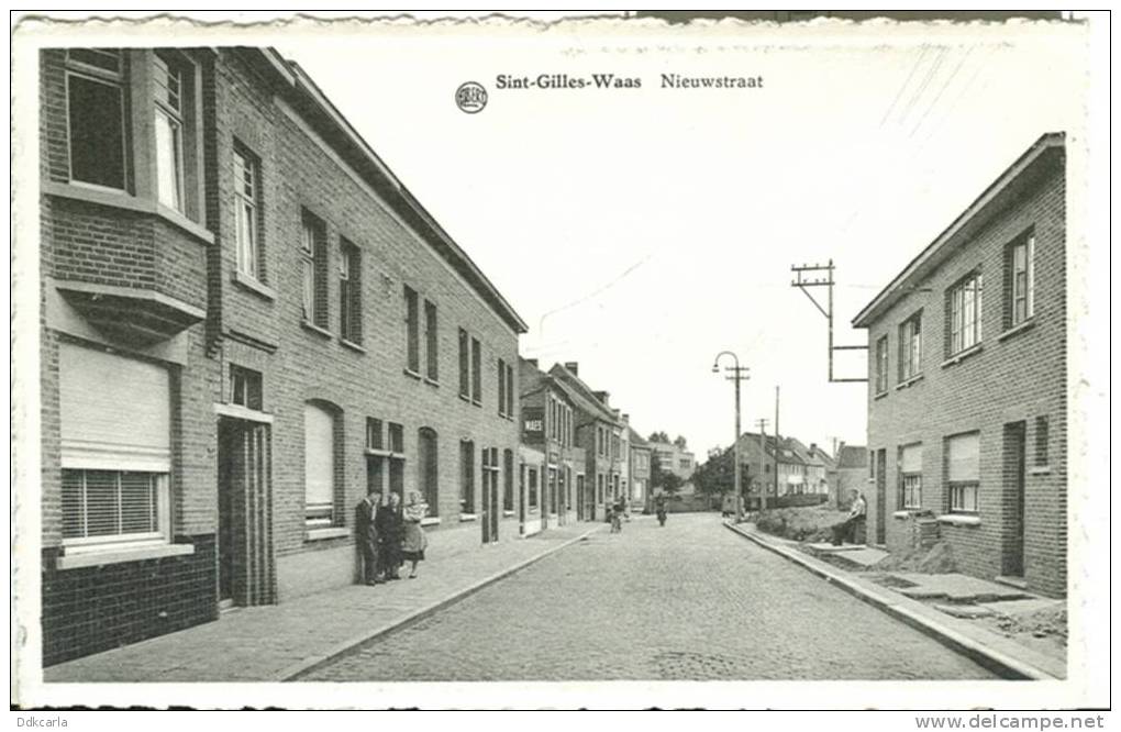 Sint-Gillis-Waas - Nieuwstraat - Geanimeerd - Sint-Gillis-Waas