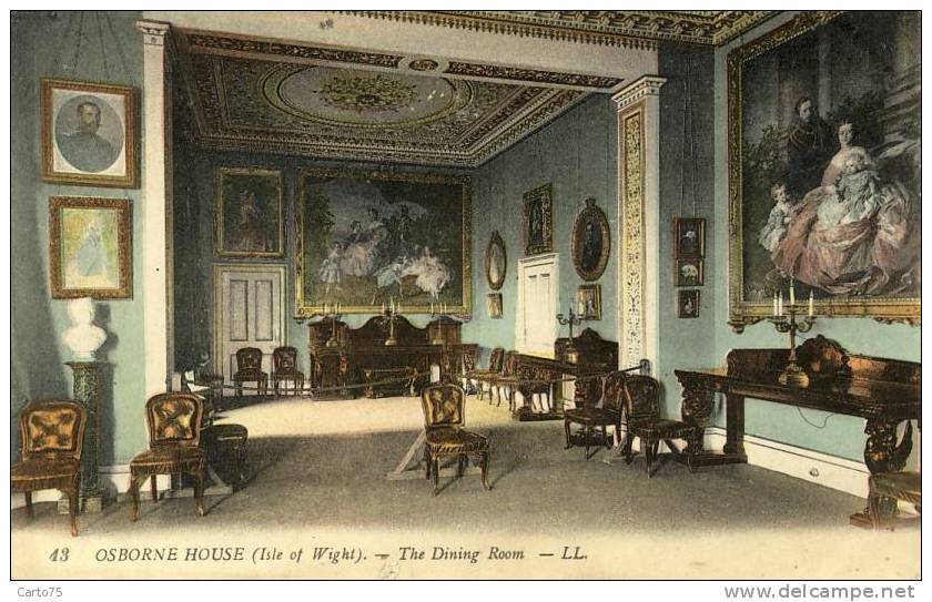 ENGLAND - Isle Of Wight - Osborne House - The Dining Room - Cowes