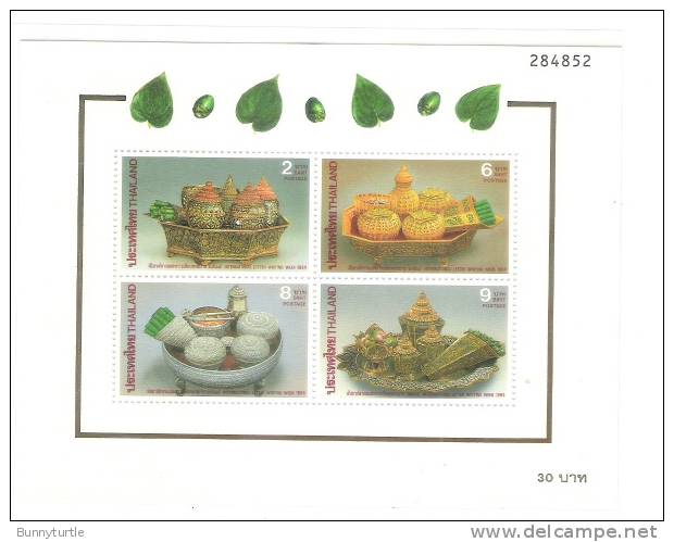 Thailand 1994 Int´l Letter Writing Week S/S MNH - Porcelain