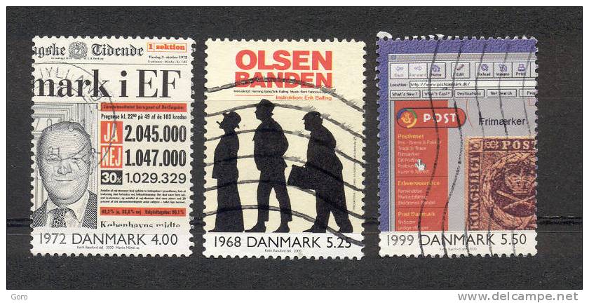 Dinamarca  2000.-  Y&T  Nº   1266 Y 1268/9 - Used Stamps