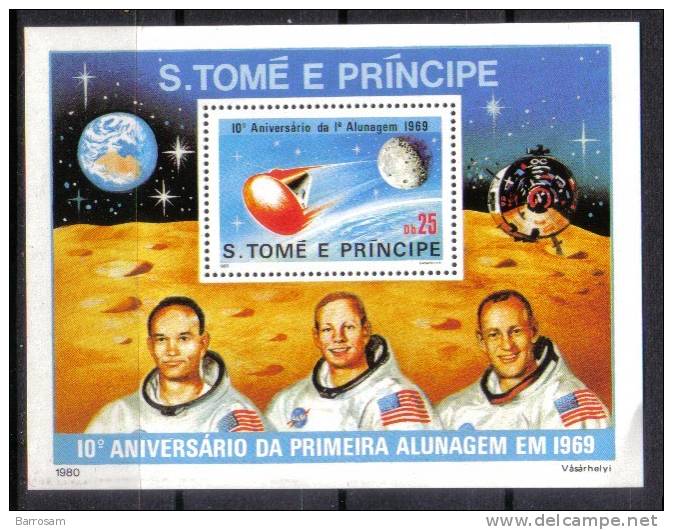 St.Tome&Principe 1980Bl.45 Cat.Val.$22.05 - Other & Unclassified