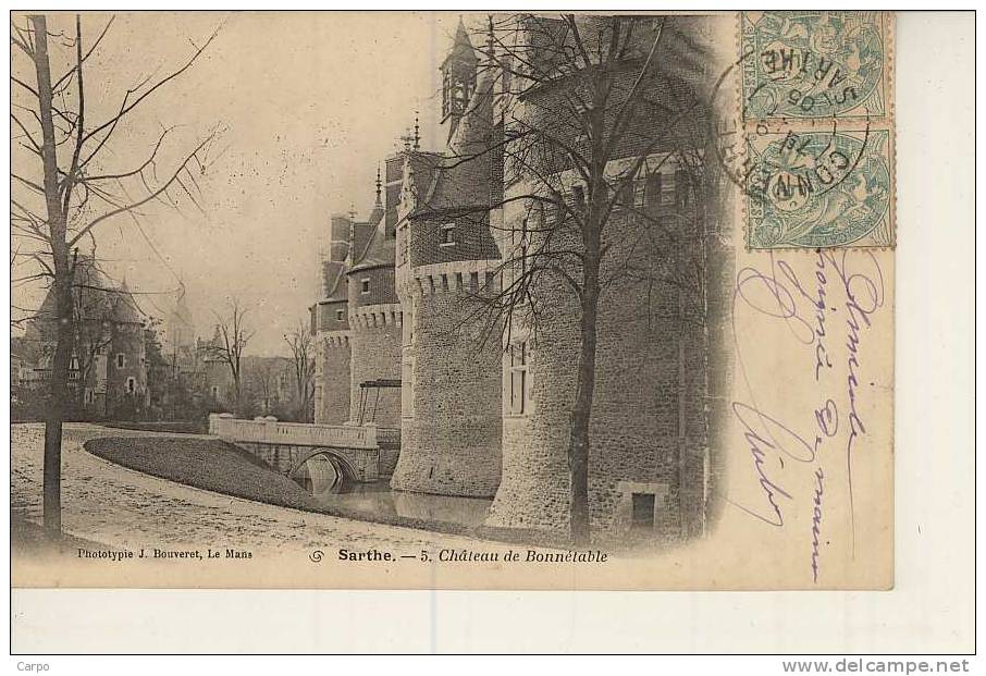 Chateau De BONNÉTABLE. - Bonnetable