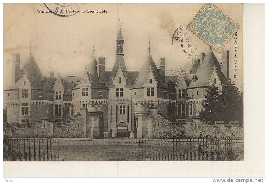 Chateau De BONNÉTABLE. - Bonnetable