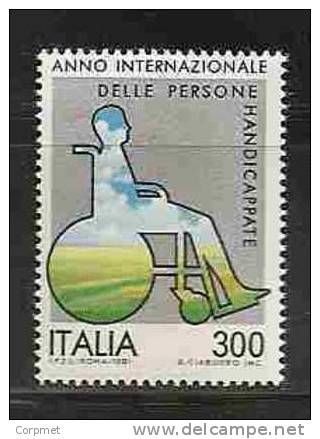 HEALTH - WOLD YEAR OF HANDICAPS - ITALY - ITALIA - 1981 -Yvert # 1476 - Sassone #1547 - MNH - Handicaps