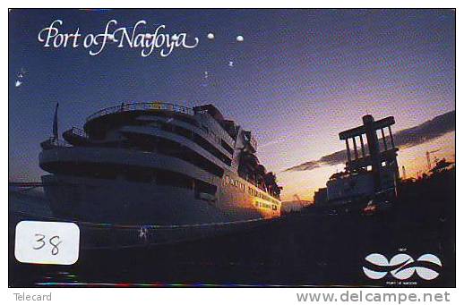 Telefonkarte Télécarte Ship Bateau Schiff Schip Boot (38)  Phonecard Japon Japan - Barcos