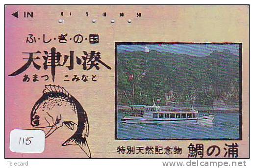 Telefonkarte Télécarte - Ship - Bateau - Schiff - Schip - Boot - (115)  Phonecard Japon Japan - Barcos