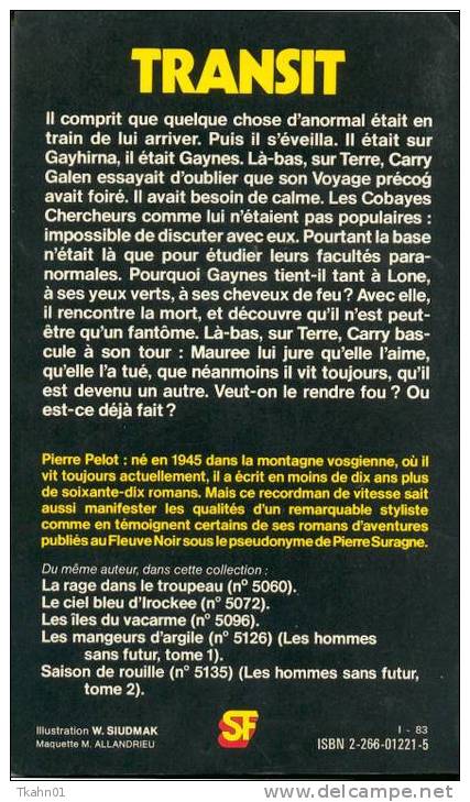 P-P S-F  N° 5152    " TRANSIT "   PIERRE-PELOT   DE 1983 - Presses Pocket