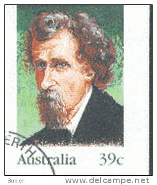 AUSTRALIA : 1989 : Post. Stat. : 150th Anniversary Of The Birth Of Henry Kendall :POESIE,POETRY,BELLBIRD,BEARD,MOUSTACHE - Entiers Postaux