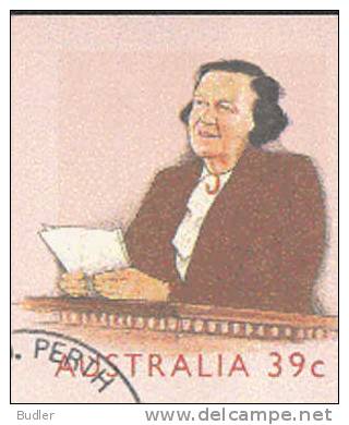 AUSTRALIA : 1989 : Post. Stat. : CENTENARY Of The BIRTH Of JESSIE STREET :WOMAN,WOMEN?s RIGHTS,PEACE,SOCIAL JUSTICE,HAT, - Postwaardestukken