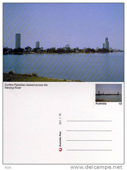 Australie. Surfers Paradise Et Le Riviere Nerang. Entier Postal Neuf. Recto-verso - Other & Unclassified