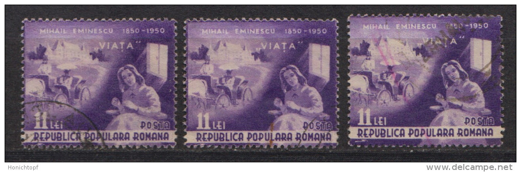 Rumänien; 1950; Michel 1200 O; Eminescu; - Used Stamps