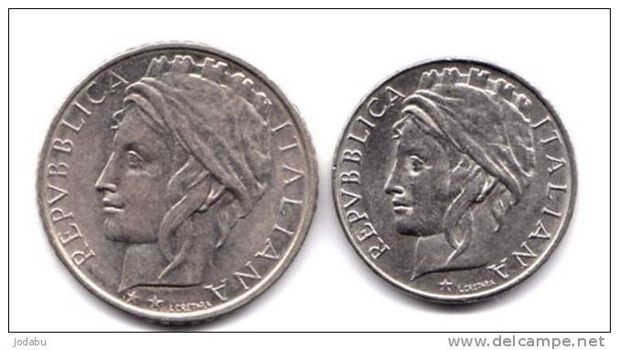 2 Piéces- 50 Et 100 Lires 1997  Italie - 100 Lire