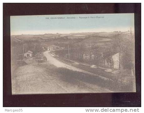 22836 Chantonnay Paysage à Pont Charron édit.poupin N° 559 Gare Train Chemin De Fer  Belle Carte - Chantonnay