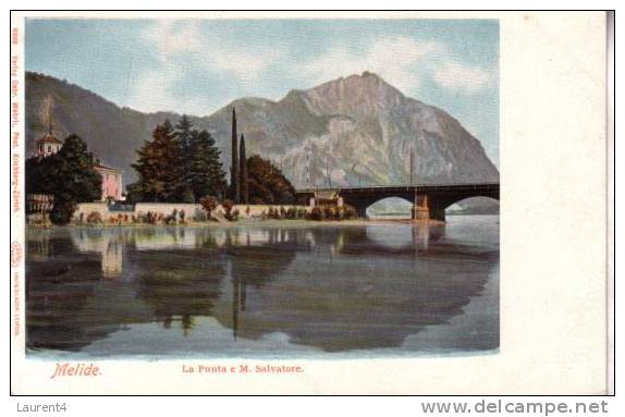 1 Old SWitzerland Postcard - Carte Anciennne De Suisse - Melide - Melide