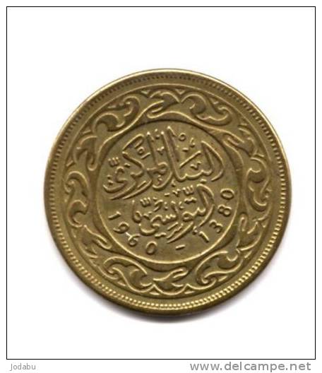 50 Millim Tunisie - 1960   - - Tunisie