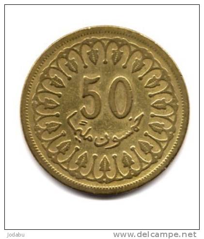 50 Millim Tunisie - 1983    - - Túnez