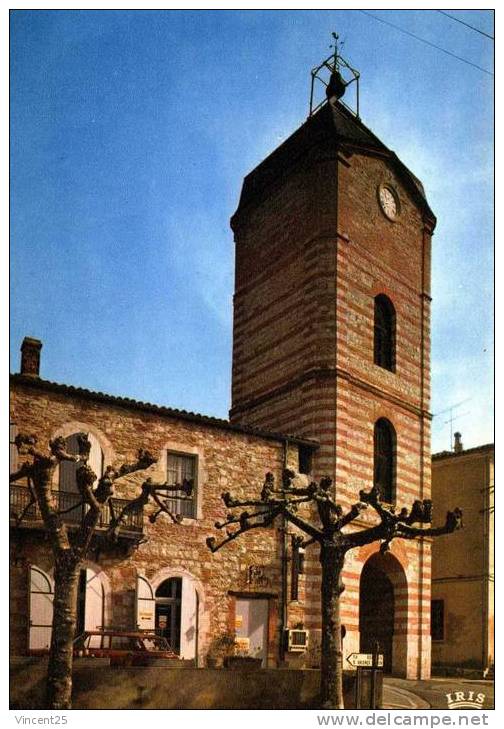 Auvillar L Horloge.1970 Pres De Valence.restaurant Boulangerie. - Auvillar