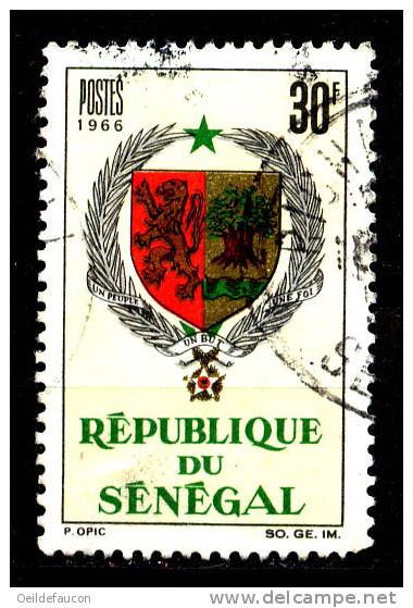 SENEGAL - Yvert - 305 - 307 - Cote 0.70 € - Crustacés