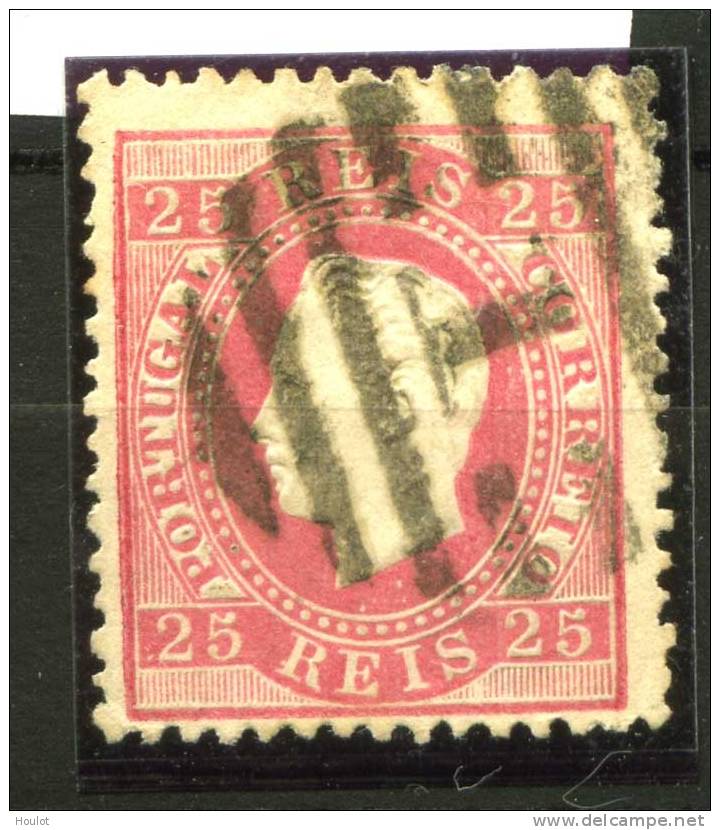 Portugal Mi. N° 38 B Gestempelt; 1870/76. Freimarken: König Luis I.; Wertbänder In Türbogenform - Used Stamps