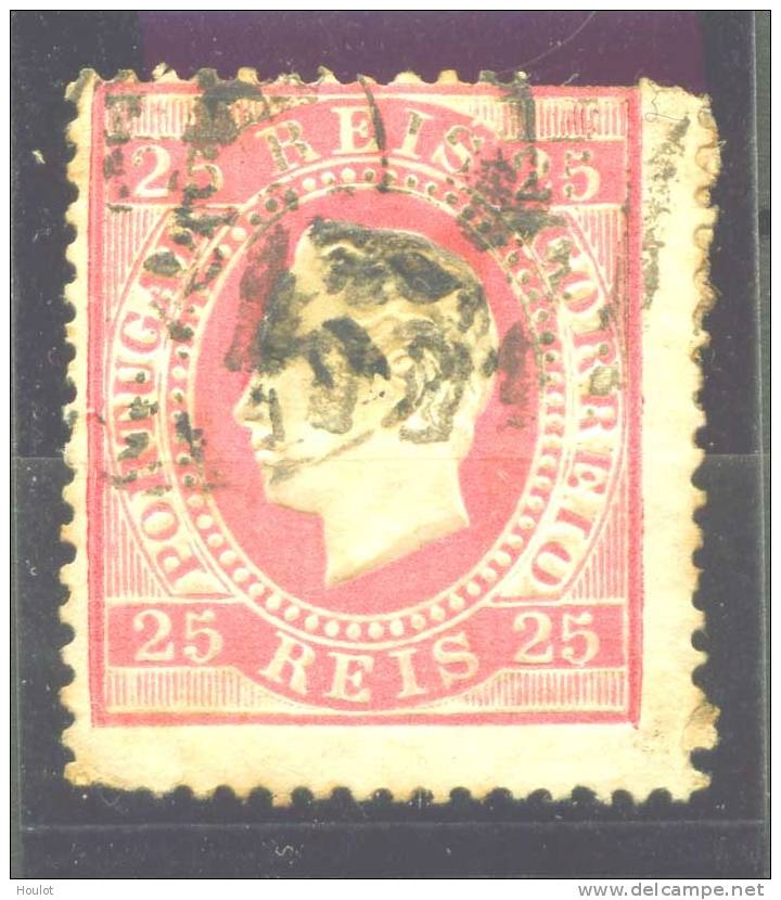 Portugal Mi. N° 38 C Gestempelt; 1870/76. Freimarken: König Luis I.; Wertbänder In Türbogenform - Gebraucht